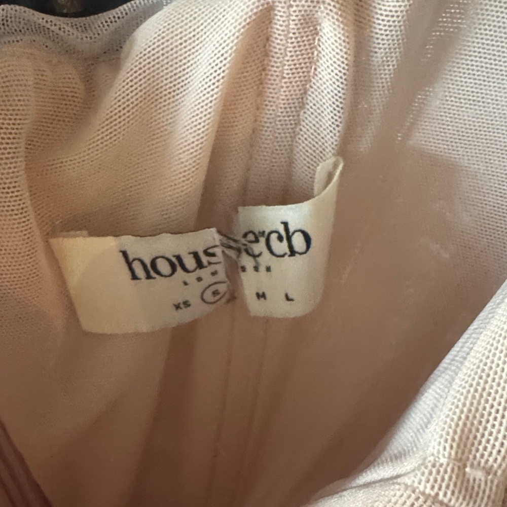 House of CB Blush Ruched Mini Dress 17.2T - Picture 2 of 2